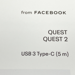 OCULUS Meta Quest Linkケーブル 5m USB 3 Type-Cケーブル VR アクセサリー 中古 W8784207の画像9