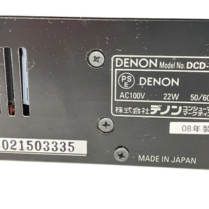 【動作保証】DENON PMA-CX3 DCD-CX3 プリメインアンプ CDプレーヤー オーディオセット 音響機材 中古 訳有 T8756480の画像7