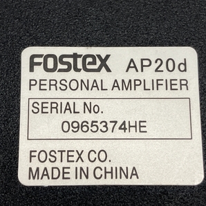 【動作保証】 FOSTEX AP20d パーソナルアンプ オーディオ 中古 W8759776の画像9