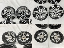 FLEX Delf 02 ハイエース専用 アルミ カスタムホイール 4本 18x7.5 6穴 PCD139.7 2021年製 中古 良好 K8613203_画像10