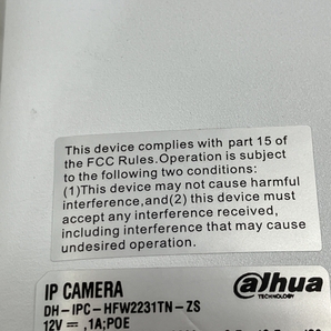 dahua DH-IPC-HFW2231TN-ZS 屋外用 防犯カメラ バレット型 ネットワーク カメラ ジャンク W8633541の画像2