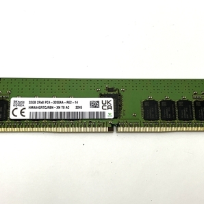 実使用なし Skhynix 32GB 2Rx4 PC4-3200AA-RE2-14 HMAA4GR7CJR8N-XN T8 AC メモリキット モジュール 美品 T8696696の画像1