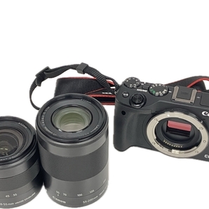 【動作保証】Canon EOS M3 EF-M 18-55mm 1:3.5-5.6 キャノン ミラーレス一眼レフカメラ ダブルズームキット 中古 S8790858の画像1