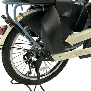 【引取限定】【動作保証】 YAMAHA PAS Babby 電動アシスト自転車 子供乗せ 内装3段 20インチ ブルー系 中古 良好 直 T8765603の画像5