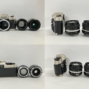 【動作保証】Nikon FM10 フィルムカメラ 28mm 1:2.8 50mm 1:1.4 レンズ2点セット ニコン ジャンク W8775163の画像3