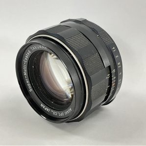 【動作保証】ASAHI PENTAX Super-multi-coated TAKUMAR 1:1.4/50 カメラレンズ ジャンク W8764170の画像1