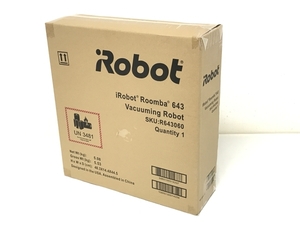 【動作保証】iRobot Roomba 643 ルンバ ロボット掃除機 アイロボット 未開封 未使用 F8691530