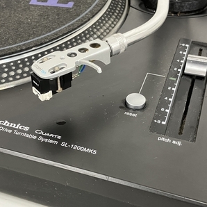 【動作保証】 Technics テクニクス SL-1200MK5 ターンテーブル レコードプレーヤー SHURE M44-7 カートリッジ付き 音響機材 中古 K8760284の画像7