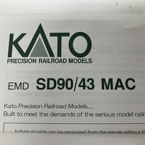 【動作保証】 KATO EMD SD90/43 MAC 8292 UNION PACIFIC 鉄道模型 HOゲージ ユニオン パシフィック カトー 中古 S8797247の画像9