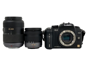 【動作保証】Panasonic パナソニック LUMIX G2 ダブルズームレンズキット DMC-G2 カメラ ミラーレス一眼 中古 N8789793