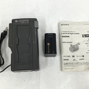 【動作保証】SONY HDR-AX2000 ビデオカメラ HDビデオカメラ 2009年製 HSA-V500付き 中古 M8717817の画像3