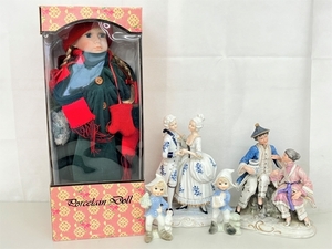  abroad doll RorcelainDoll 1 point other ceramics 4 point ornament . summarize used K8793135