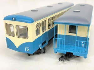 TOMYTEC トミーテック 富井電鉄 猫屋線 キハ12・ホハ2形新塗装 ナローゲージ 鉄道模型 ジャンク K8794346