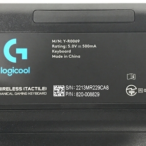 【動作保証】Logicool G913 ワイヤレス ゲーミング キーボード ロジクール PC 周辺 機器 中古 良好 F8792294の画像10