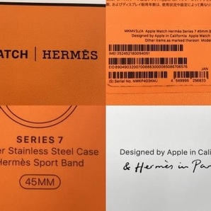 【動作保証】Apple MKMV3J/A Apple Watch series 7 HERMES 45mm GPS+Cellularモデル A2478 中古 良好 Y8762733の画像5