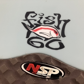 【引取限定】 NSP FISH 60 6.0 T15 3/8 M20 3/8 N15 3/4 サーフボード サーフィン マリン スポーツ 中古 直 W8799561の画像10