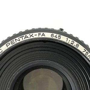 【動作保証】 PENTAX smc PENTAX-FA 645 F2.8 75mm レンズ ペンタックス 中判 中古 Y8797443の画像3