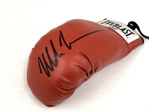 [С сертификатом] Иконки FC0334 Майк Тайсон подписал Red Everlast Boxing Glove Everlast.