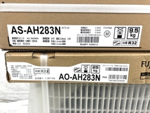 【引取限定】【動作保証】FUJITSU 富士通 nocria AS-AH283N AO-AH283N ルームエアコン 未使用 直 Y8801680_画像2