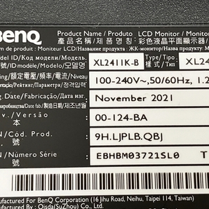 【動作保証】BenQ ZOWIE XL2411K 24インチ ゲーミングモニター ディスプレイ 2021年製 中古 M8704212の画像9