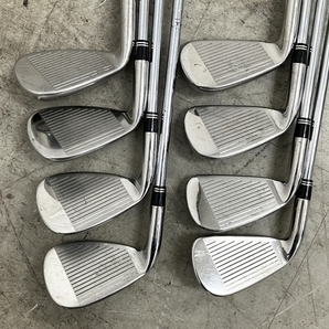 TaylorMade BURNER PLUS 4-9 アイアン PW AW ウェッジ BURNER 85 シャフト 8本セット ゴルフ 中古 M8698561の画像3