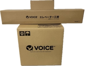 【動作保証】 voice レーザー墨出器 Model-G8(三脚+受光器)セット 未使用 S8782706