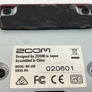 【動作保証】 ZOOM MS-60B MULTISTOMP ベース マルチエフェクター 音響機材 ジャンク C8781667の画像8