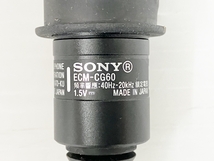 【動作保証】SONY ECM-CG60 ショットガンマイクロフォン VCT-55LH マイク ジャンク O8757488_画像8