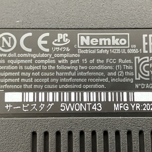 【動作保証】 DELL Inspiron 3593 i5-1035G1 15.6インチ 8GB SSD 256GB Win11 中古 M8772730の画像8