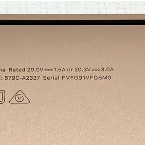 【充放電回数13回】【動作保証】Apple MacBook Air M1 2020 ノートパソコン 8GB SSD 1TB Sonoma ジャンク M8738681の画像7