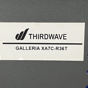 【動作保証】Thirdwave GALLERIA デスクトップ パソコン i7-12700 32GB SSD 1TB RTX 3060 Ti Win11 中古 M8710631の画像4