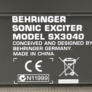 BEHRINGER SONIC EXCITER SX3040 ソニック エキサイダー エンハンサー ジャンク H8803098の画像7