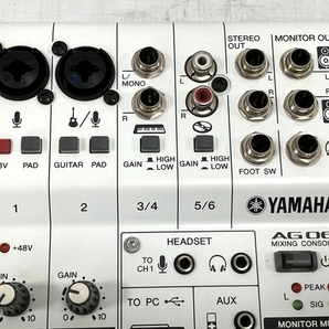 【動作保証】YAMAHA AG06 ウェブキャスティング ミキサー 音響機材 ヤマハ 中古 H8802632の画像9