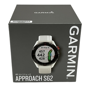 【動作保証】 GARMIN APPROACH S62 GPSゴルフウォッチ ホワイト 中古 良好 T8631508の画像10