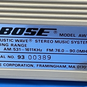 【動作保証】BOSE AW-1 ACOUSTIC WAVE MUSIC SYSTEM ラジカセ CDコンポ 中古W8562992の画像10