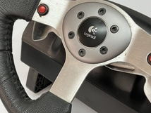 Logicool G25 Racing Wheel レーシングホイール ハンコン コントローラー ドライビングシミュレータ ゲーム ロジクール ジャンク C8543508_画像7