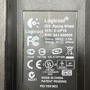 Logicool G25 Racing Wheel レーシングホイール ハンコン コントローラー ドライビングシミュレータ ゲーム ロジクール ジャンク C8543508の画像9