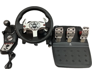 Logicool G25 Racing Wheel レーシングホイール ハンコン コントローラー ドライビングシミュレータ ゲーム ロジクール ジャンク C8543508