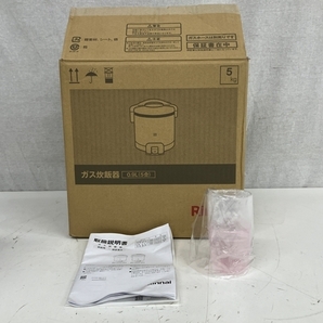 【動作保証】 Rinnai RR-050FS リンナイ 都市ガス用 炊飯器 2020年製 中古 良好 S8796218の画像9