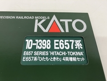 KATO カトー 10-1398 E657系「ひたち・ときわ」 4両増結セット Nゲージ 鉄道模型 ジャンク K8758371_画像3