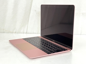 [ operation guarantee ] Apple MacBook MNYK2J/A 12 type 2017 Note PC m3-7Y32 1.10GHz 8GB SSD 256GB 12 -inch rose Gold Big Sur used T8649483