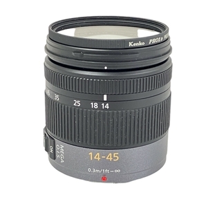 【動作保証】 Panasonic H-FS014045 LUMIX G VARIO 14-45mm F3.5-5.6 ASPH MEGA O.I.S. デジタル一眼カメラ 交換レンズ 中古 T8784575の画像4