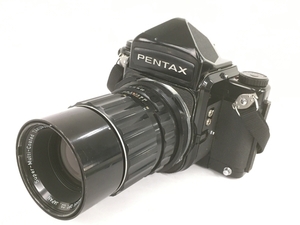 PENTAX 67 中判カメラ ボディ TAKUMAR 6×7 1:4/200 レンズ ジャンク Y8800356