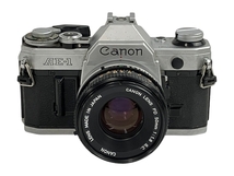 Canon AE-1 FD 50mm f1.8 S.C. フィルムカメラ ボディ レンズ セット ジャンク N8787226_画像1
