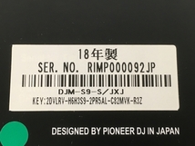 Pioneer DJM-S9-S スクラッチスタイル Serato DJ Pro/rekordbox対応 2ch DJミキサー 2018年製 音響機材 中古 Y8760688_画像4