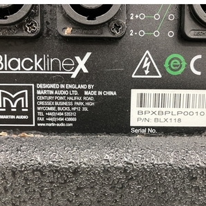 【引取限定】【動作保証】Martin Audio Blackline X118 コンパクト・サブベースシステム スピーカー ペア 中古 Y8747779の画像3