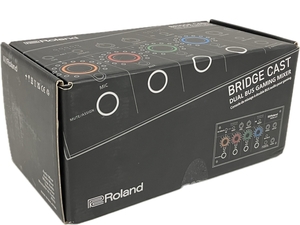 【動作保証】Roland BRIDGECAST ブリッジキャスト オーディオミキサー ゲーミング DACアンプ 配信 音響機材 ローランド 未使用 S8782684