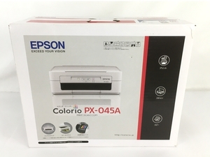 【動作保証】 EPSON PX-045A カラリオ インクジェット プリンター 未使用 Y8777715