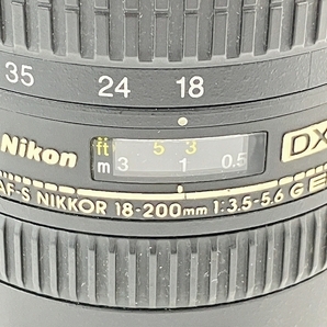 【動作保証】Nikon DX AF-S NIKKOR 18-200mm F:3.5-5.6 G ED カメラ レンズ ニコン ジャンク W8758231の画像4