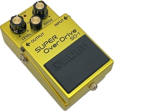 【動作保証】BOSS SD-1 -B50A SUPER OverDrive 50th Anniversary 50周年 エフェクター 音響機器 オーディオ ボース 中古 美品 C8811876